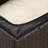  Garden Sofa Black, Cream White