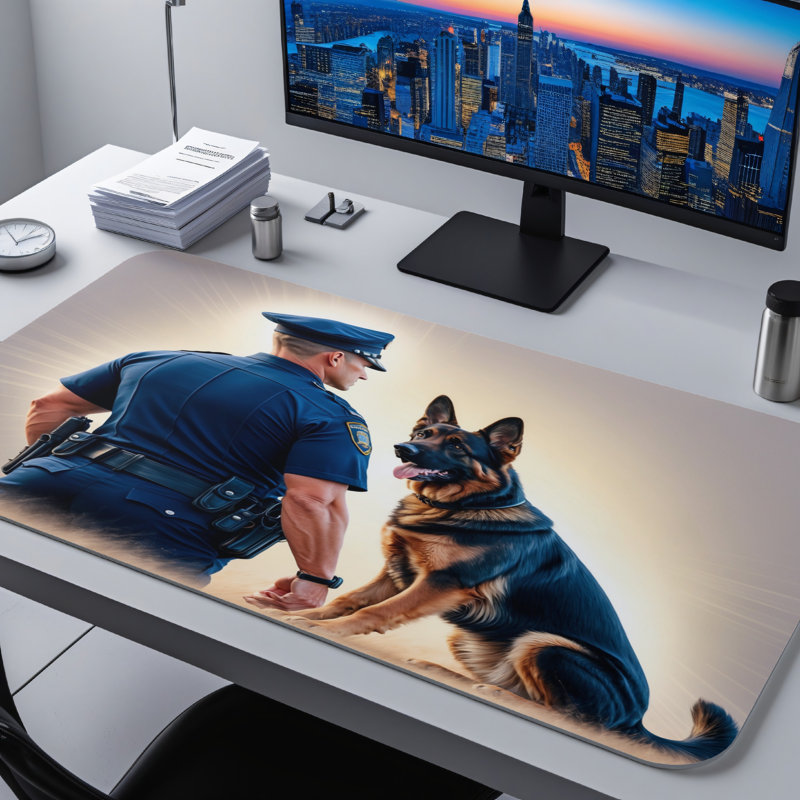 Polyester Desk Pad, 31.5x15.5