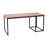 2 Piece Modern Nesting Coffee Table Set with Storage Drawer and Sled Base Metal Frames