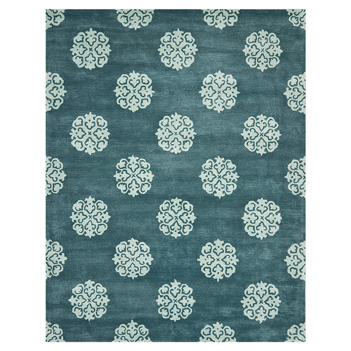 Steve Hand Tufted Wool Damask Rug