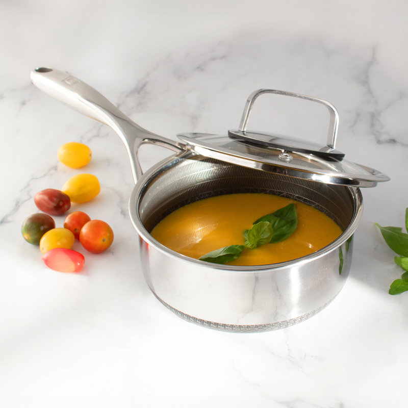 Livwell DiamondClad 10-Piece Cookware Set with Stock Pots, Saucepan, Saute and Roasting Pan - PFOA Free
