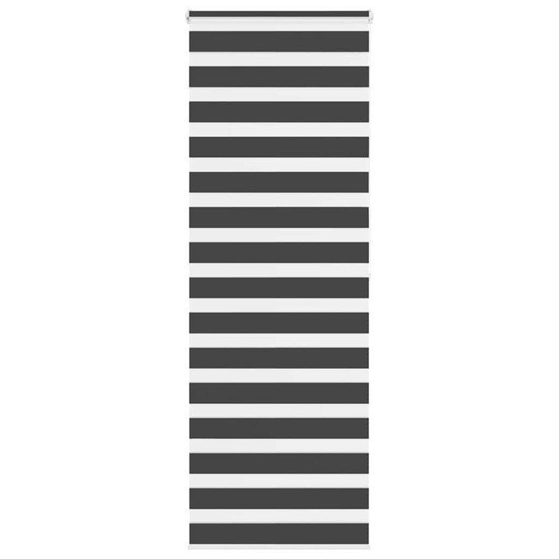 George Oliver Zebra Blind Polyester, 75cmW x 200cmL, Black