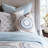 Gentry Geometric Linen Reversible Throw Pillow