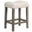 Ensemble de 2 tabourets de salle à manger à hauteur de comptoir, tabouret de style transitionnel avec repose-pieds et tabouret de bar-1752437802