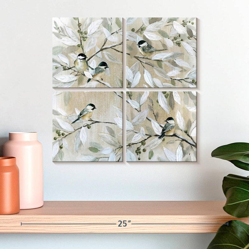 Brampt Spring Chickadees, 57" H x 57" W