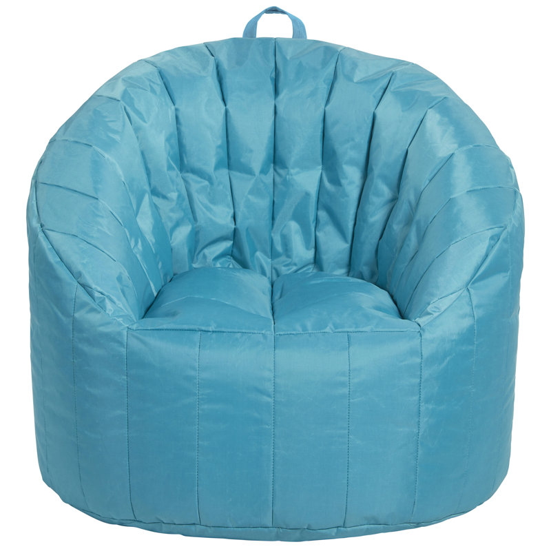 Cali Seashell Bean Bag, Aqua Nylon