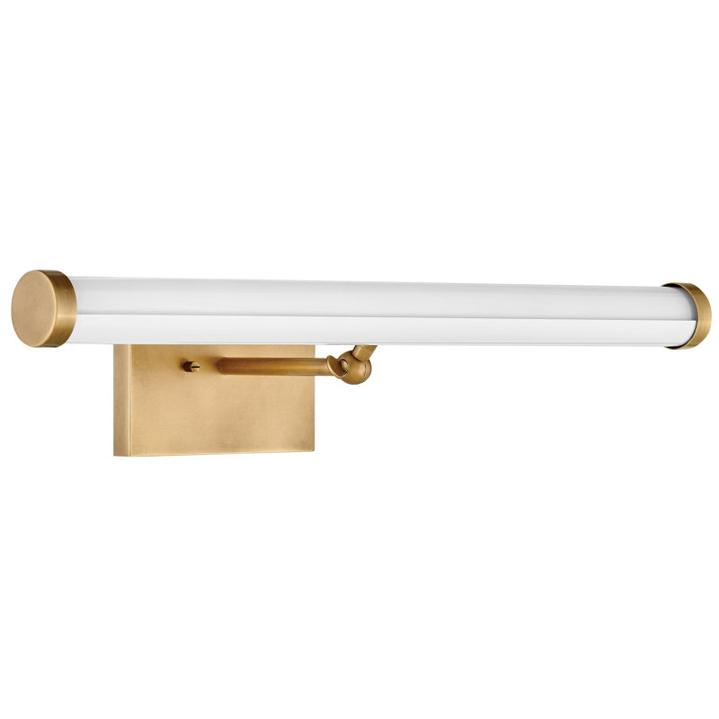 Hinkley Regis Adjustable Wall Accent Light with Integrated LED, White/Gold