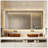 Wall Mounted LED Lighting Mirror With Three Color Modes, Dimming, IP44 Waterproof, Anti-Fog, And Touch Switch, 24 × 48 Inches