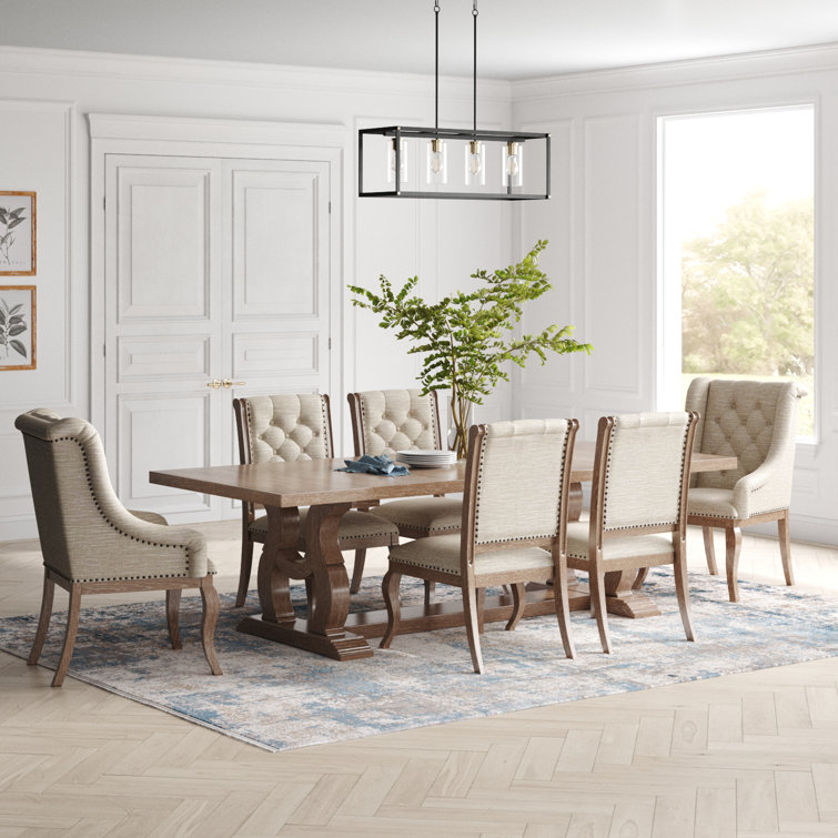 Acworth Extendable Trestle Dining Set