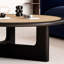 Table basse en bois massif au design créatif-107771132-107771134