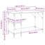 Metal Base Computer Desk-532482257