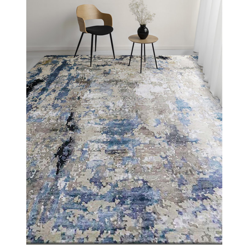 Abstract Area Rug, Rectangle 6' x 9'