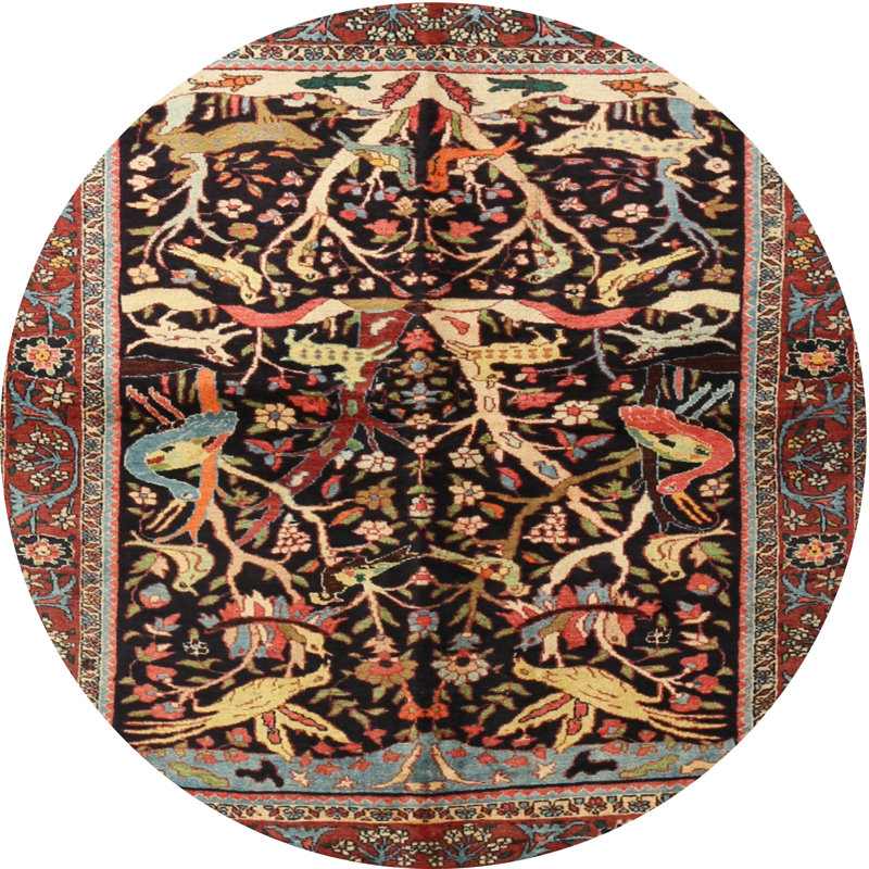 Oriental Indoor Rug, Round 6'