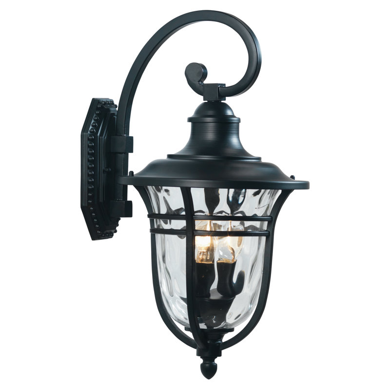 Valparaiso Black 3 - Bulb 48cm H Outdoor Wall Lantern