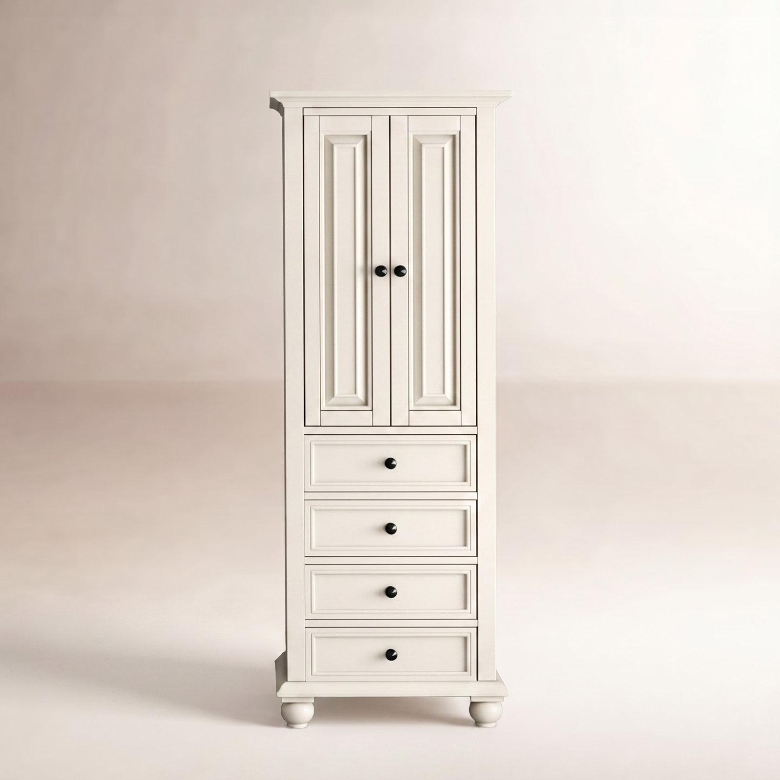 Sandborn Linen Cabinet, French White