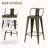 Metal Counter And Bar Stools-859470116-859470117