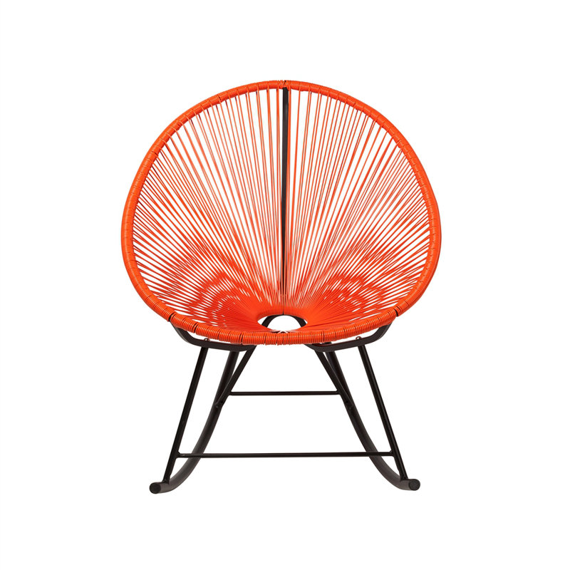 Fauteuil à bascule à bascule Meyerwood, Orange