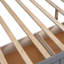 Structure de lit de jour en bois Wren avec clôture, style rustique, pin massif-696865884-696865885