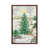 Classic Brown Wood Floater Framed