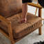 Lemley Upholstered Accent Chair With Wooden Legs And One Pillow-230216772