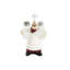 Support à salière et poivrière Figurine Chef