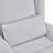 Power Recliner Chair Swivel,Upholstered 360° Swivel Recliner With Gold 5 Star Base-Light Grey-681142395