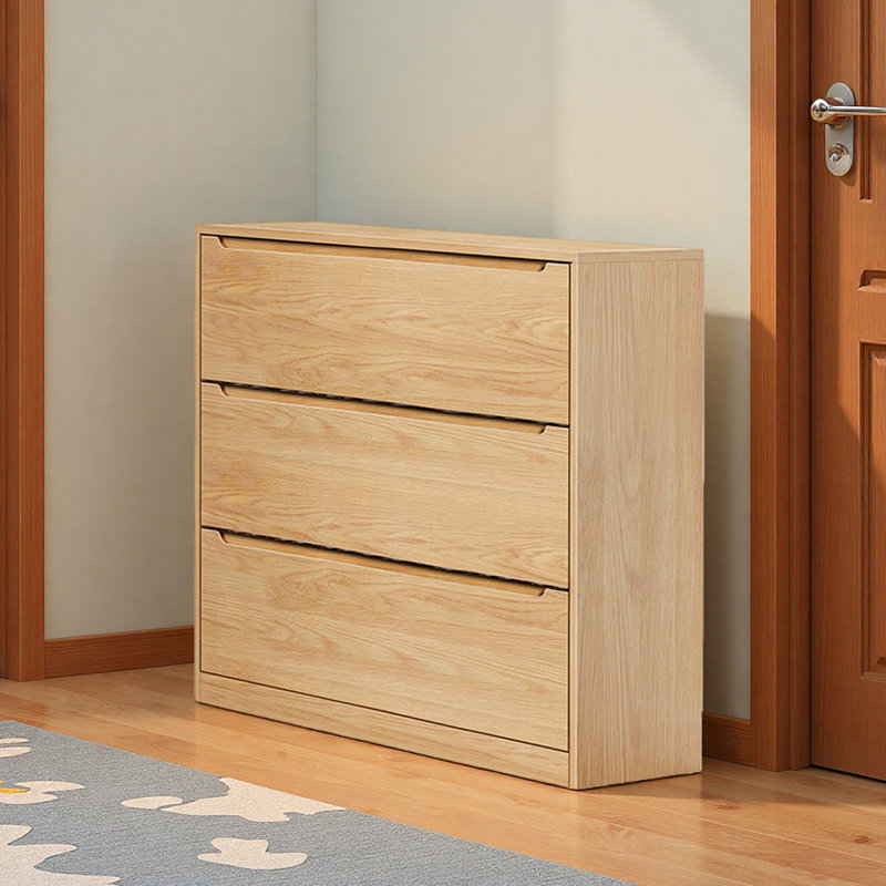 Modern simple furniture storage shoe cabinet, 42.52" H x 39.37" W x 12.99" D