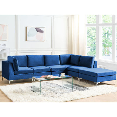 Millings 5 Seater Velvet Sofa & Chaise