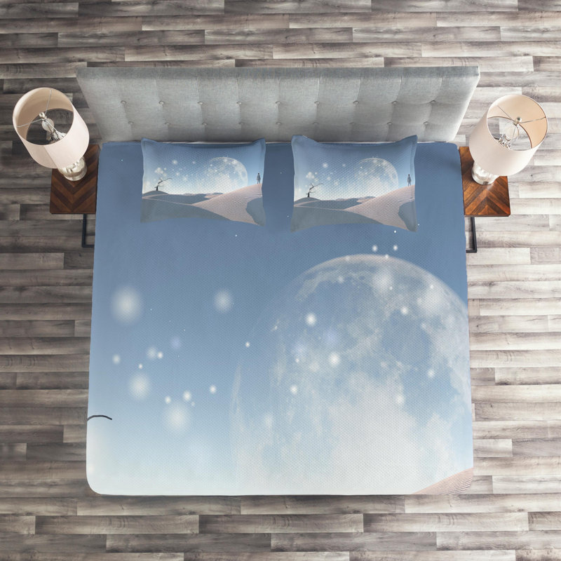 Rustic Coverlet, King Bedspread + 2 Shams