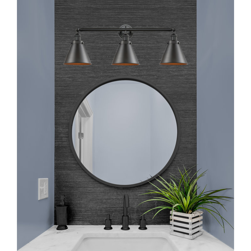 Rouvin 3 - Light Dimmable Vanity Light, Oil Rubbed Bronze