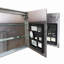 Armoire à pharmacie 60 po x 36 po à DEL avec miroir, douilles et tablettes en verre réglables, à intensité variable, anti-buée