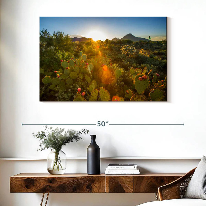 Harnek Cactus Desert Garden, 26" H x 39" W