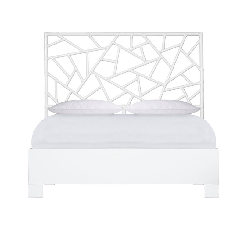 Tiffany Bed, Queen, White