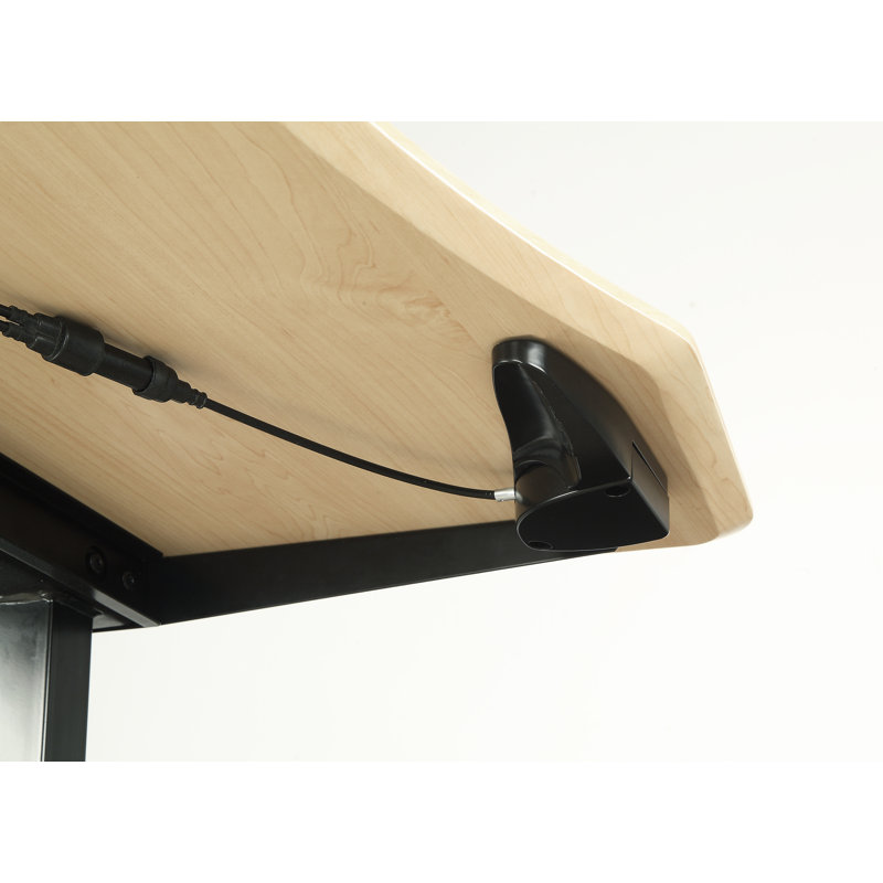 Bureau pour travailler debout à hauteur réglable, H 28,75 po x l 47,25 po x P 29,18 po, Noir