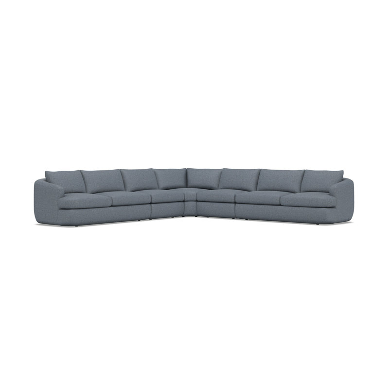 Jules Fabric 5 Pc Sectional, 1697-034
