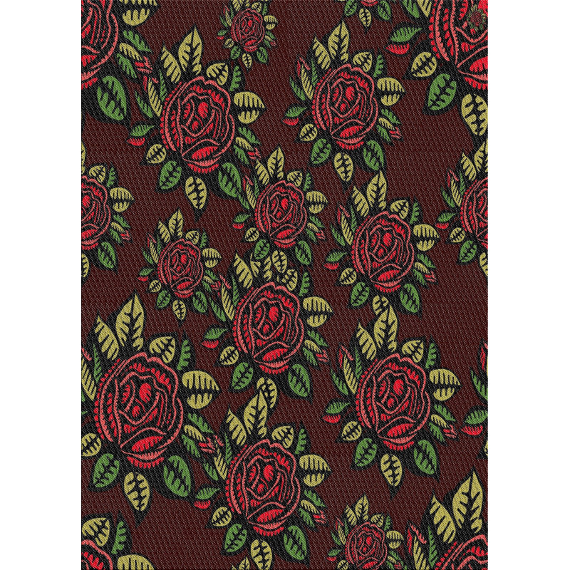 Tapis rose / brun / jaune Heimskringla, Rectangle 5 pi x 8 pi