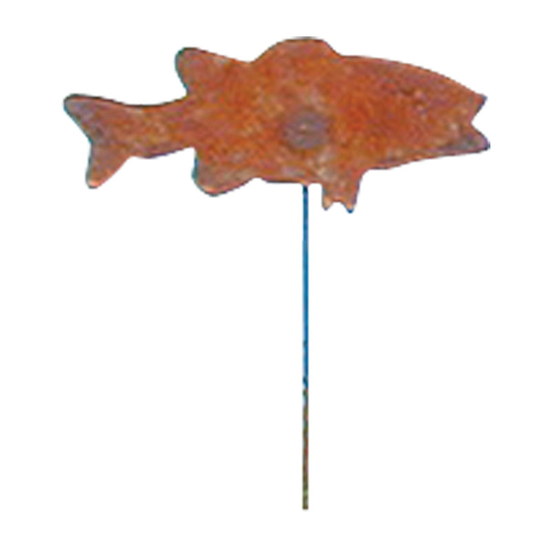 Fish - Rusted Garden Stake