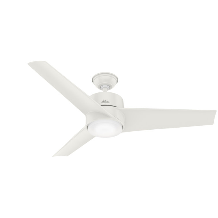 54" Havoc 3 - Blade Outdoor LED Standard Ceiling Fan with Wall Control and Light Kit Included