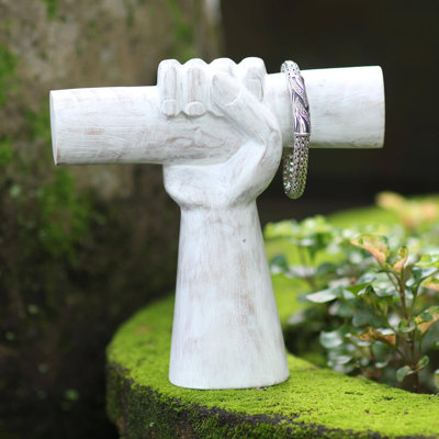 Wood Jewelry Stand