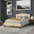 Ciriaca Arched Button Tufted Upholstered Headboard-1636055511-1636055530