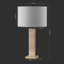 Lampe de table en pierre Raub