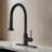 Pull Down Kitchen Faucet With Sprayer-111235208