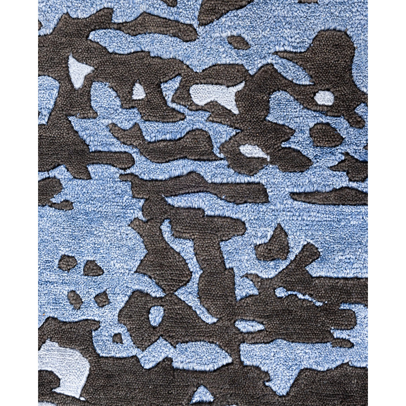Overdyed One-of-a-Kind Rectangle 9'2" X 12'2" Hand Knotted Area Rug