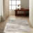 Southwestern Machine Made Power Loom Wool/Polyester Area Rug in Beige-1760037338
