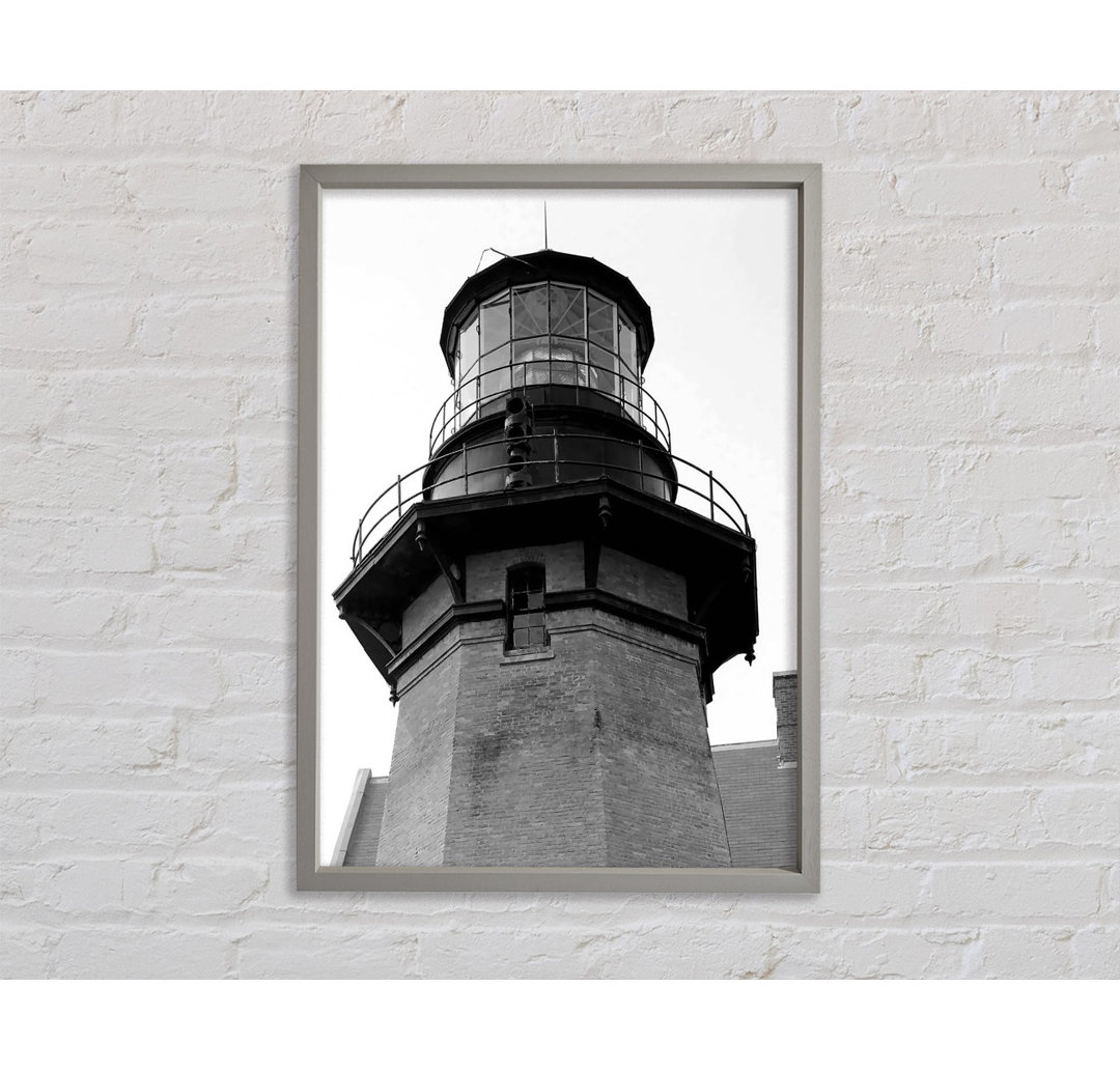 Ansel Adams Block Island Southeast Light - Bilderrahmen Kunstdrucke auf Leinwand