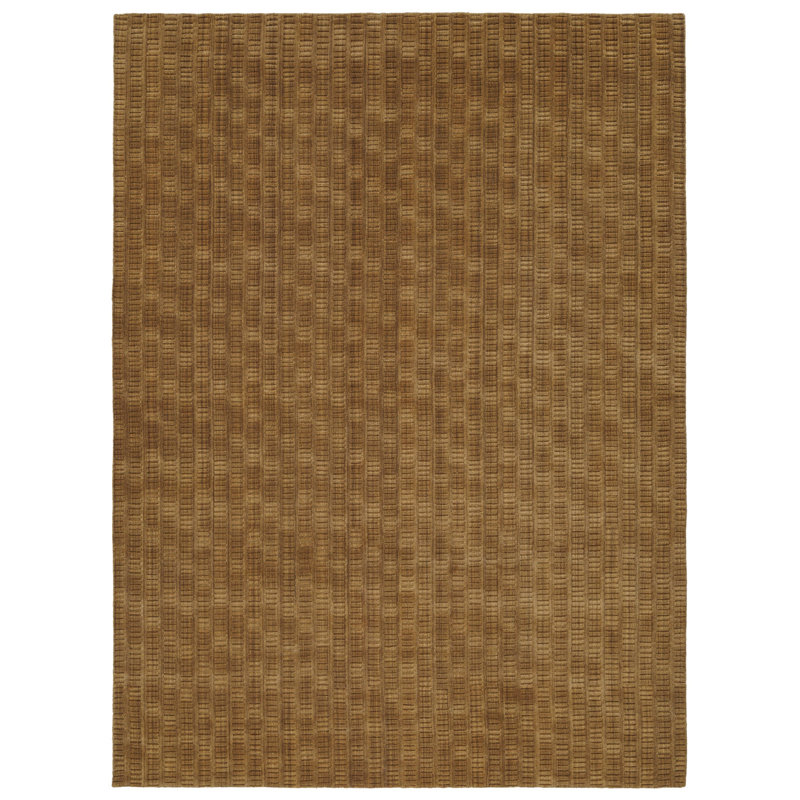Tapis tissé à la main Odin, Brun, Rectangle 8 pi 9 po x 11 pi 9 po