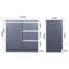 Aluminum Rectangle Accent Cabinet