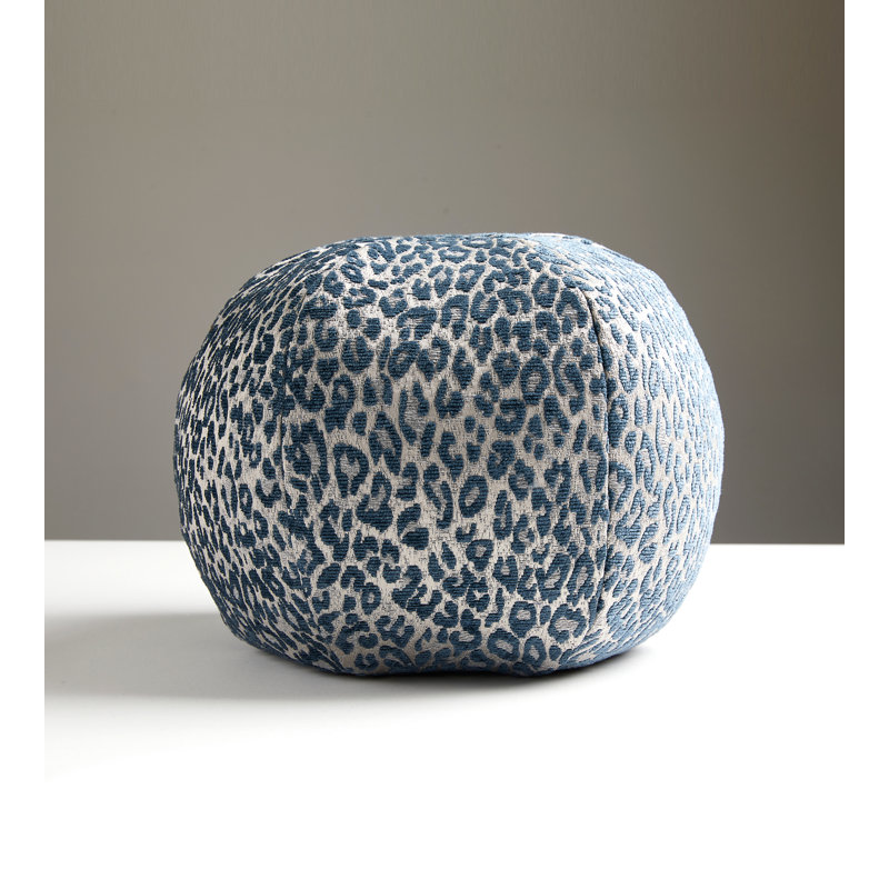 Amazink Circular Pillow Cover & Insert, Orion Blue 
