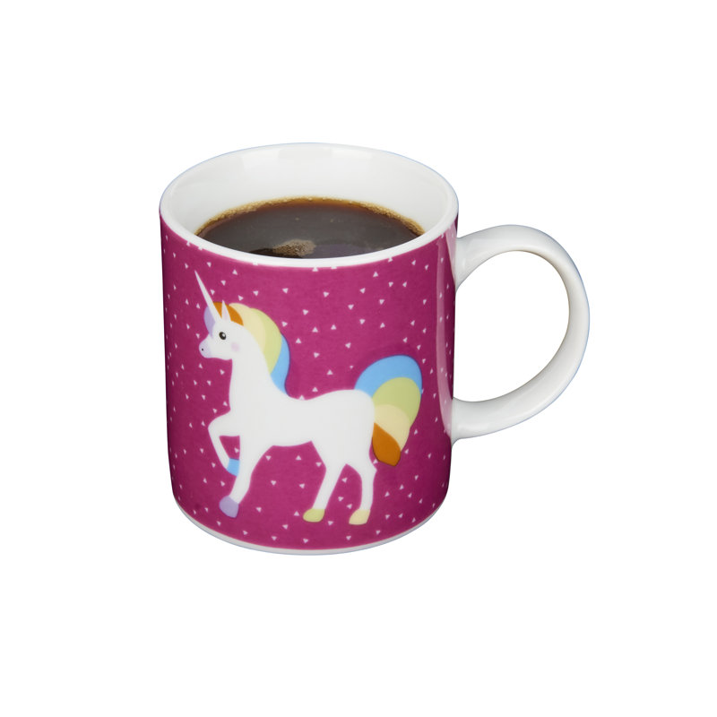 KitchenCraft 80ml Porcelain Unicorn Espresso Cups