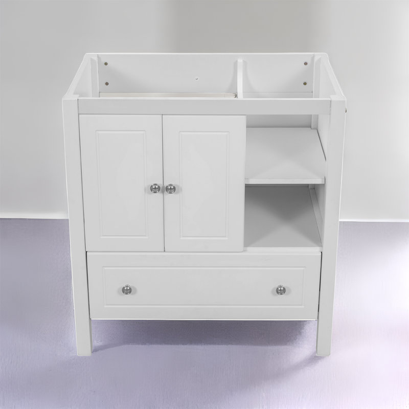 29.13'' Single Bathroom Vanity Base Only, White